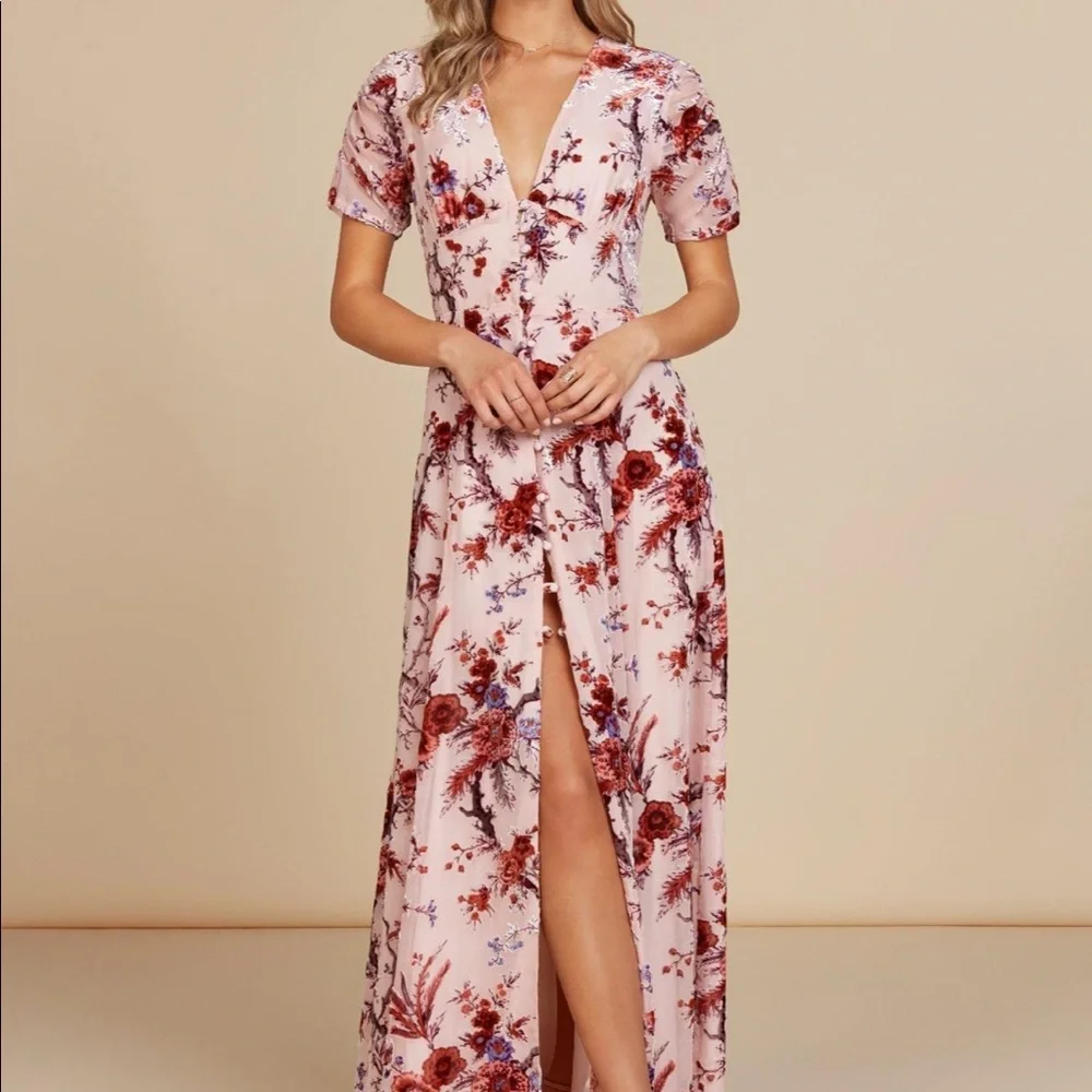 Spring dress- Willow & Clay beautiful long dress NWT cute - Picture 3 of 6